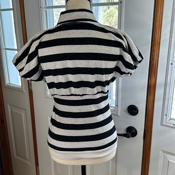 DC Striped Short Sleeve Sweater - Picture 2 of 10
